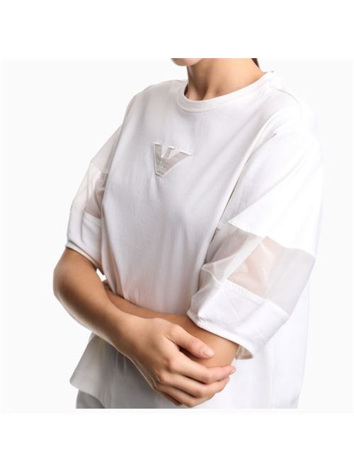 T-shirt in jersey Supima con inserto mesh Emporio Armani | EW004390 AF13318.U0006